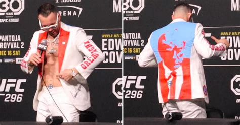 colby covington trump suit|UFC star Colby Covington wears jacket featuring Donald Trump .